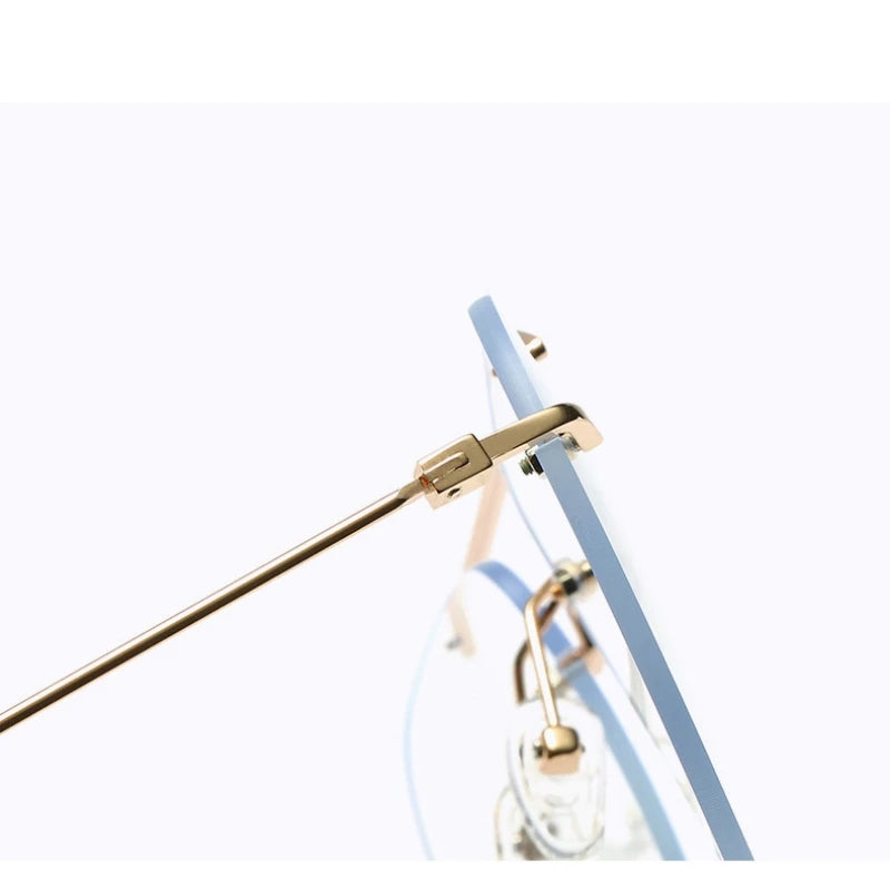 Gold hairpin with a white background