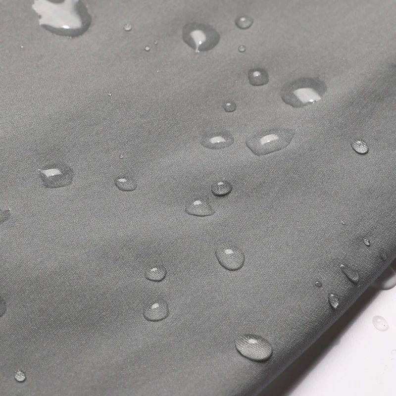 Grey golf rain jacket UK — packable lightweight waterproof jacket for golfers