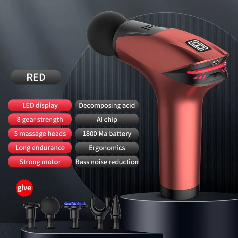 Portable Deep Tissue Massage Gun – Body, Neck, Back & Slimming Relief - Adistore