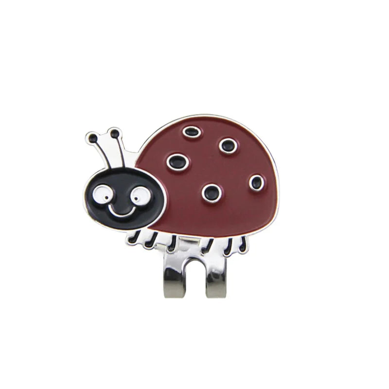 golf ball marker circular design white background