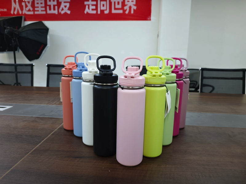 710ml Titanium Insulated Sports Bottle – Leakproof & Portable - Adistore