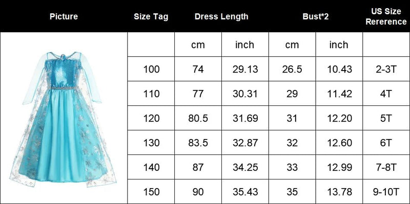 Disney Frozen Elsa Dress for Baby Girls – Birthday & Christmas Gift