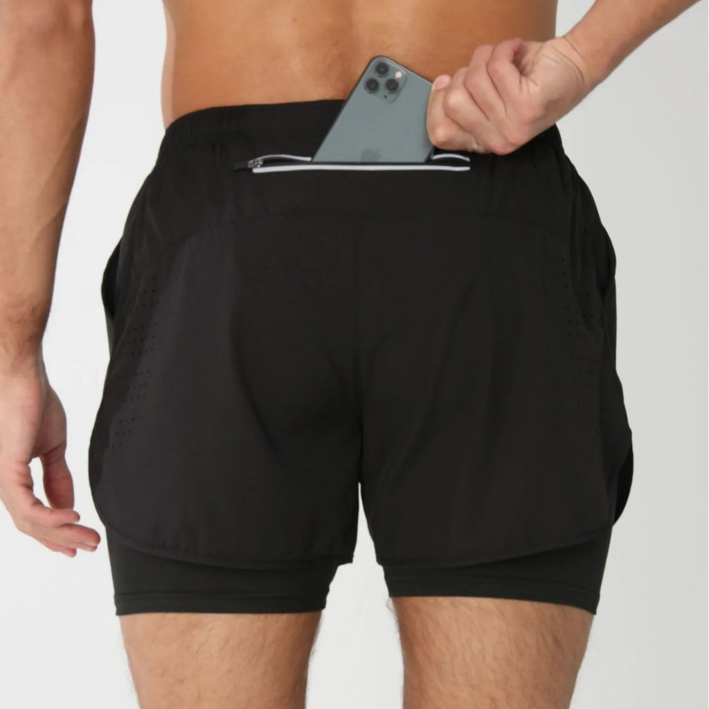 Men’s Quick Dry Running Shorts Lightweight Breathable Gym Training Shorts