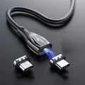 5A Fast Charging Magnet Data Cable Charger Magnetic Usb Metal Fast Charge 2 in 1 TYPE C Micro Usb Connector