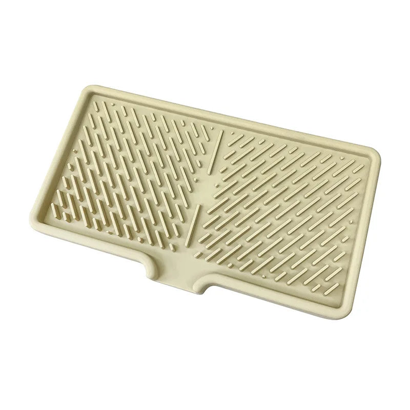 Silicone Drain Pad Kitchen Countertop Heat Insulation Mat Non-Slip