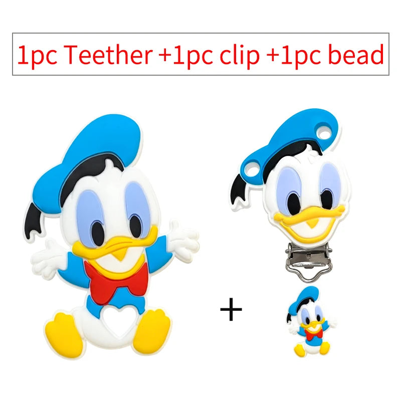 Silicone Daisy Pacifier Clips BPA Free Baby Teether DIY