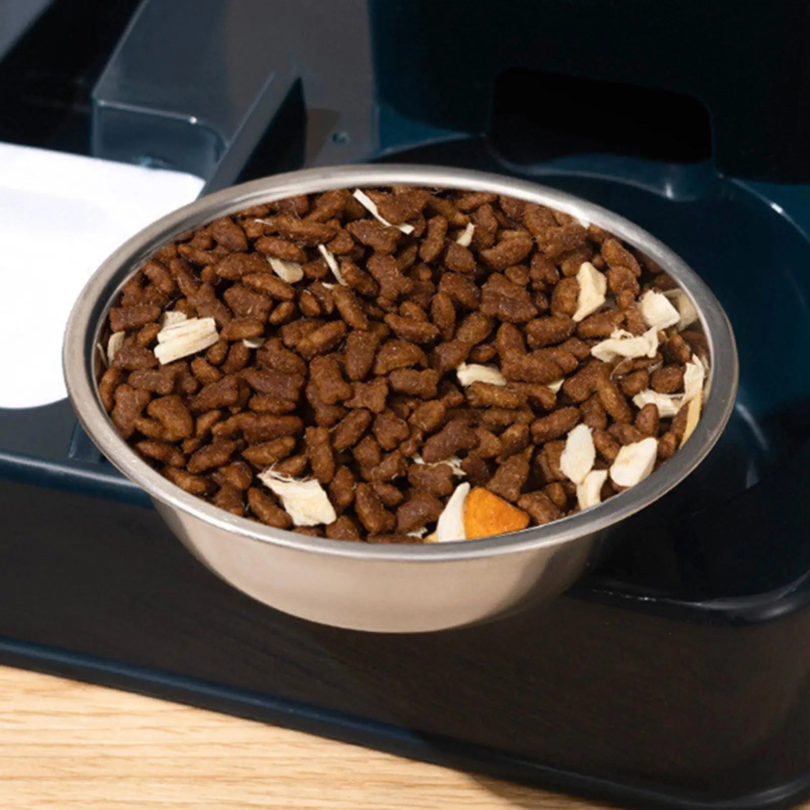 Automatic Cat Feeder & Water Dispenser Pet Food and Water Dispensing System for Kittens Puppies,