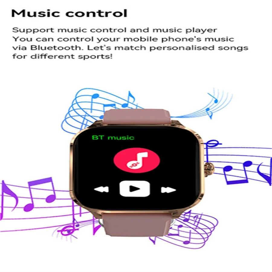 2026 New Unisex Smart Watch  2.01inch HD Full Touch Screen Sports Fitness Watch