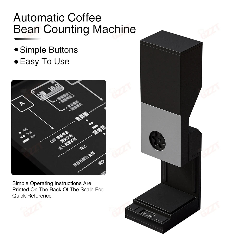GZZT SDJ Automatic Coffee Bean Counting & Dispensing Machine Tool