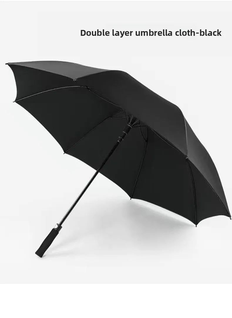 large golf umbrella open canopy white background