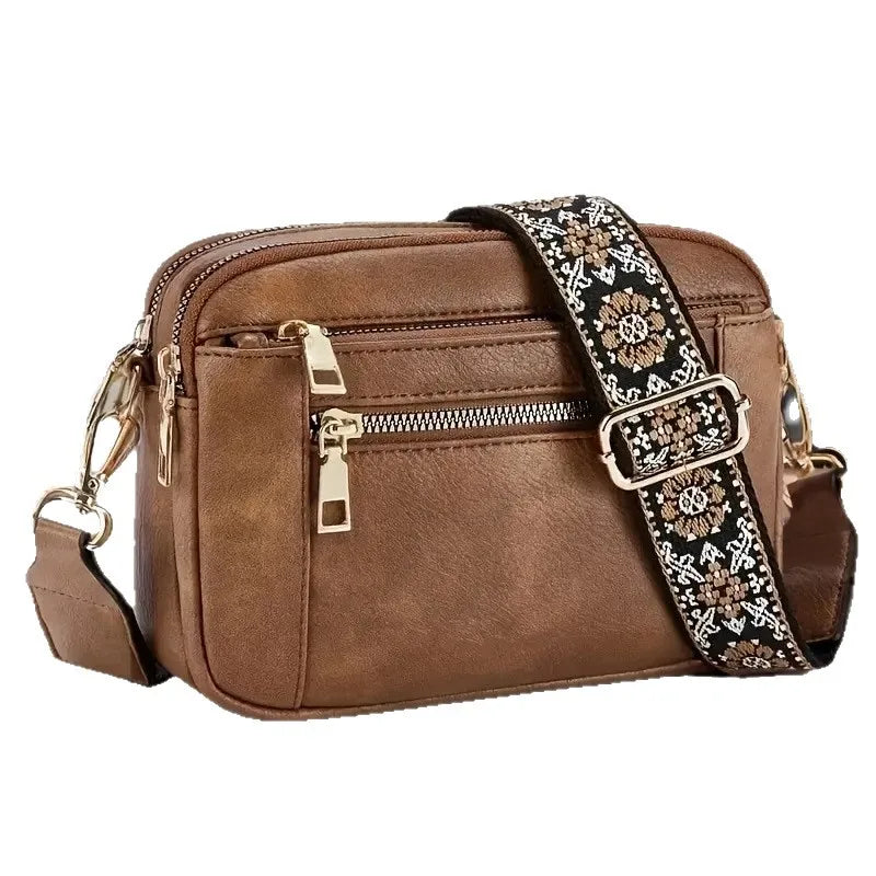 Retro Classic Women’s Crossbody Square Shoulder Bag