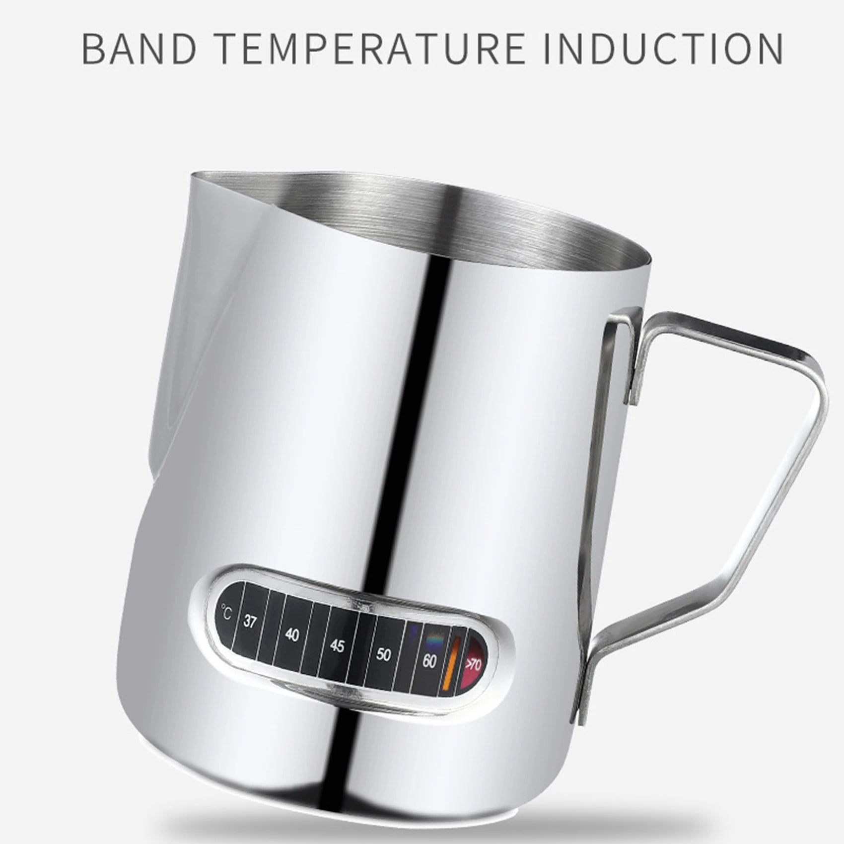 12oz/20oz Stainless Steel Milk Frothing Pitcher Jug – 350/600ML - Adistore
