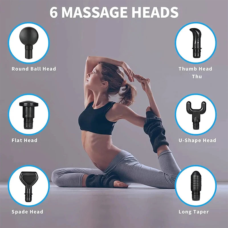 Fascial Massage Gun Electric Percussion Massager for Deep Tissue Relief