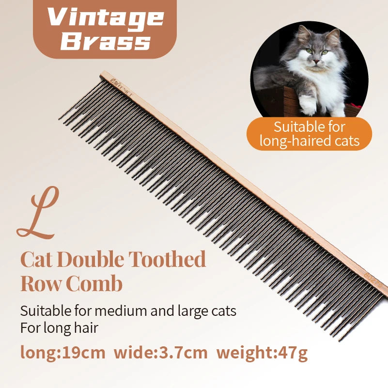 Fenice Professional Pet Grooming Comb Stainless Steel