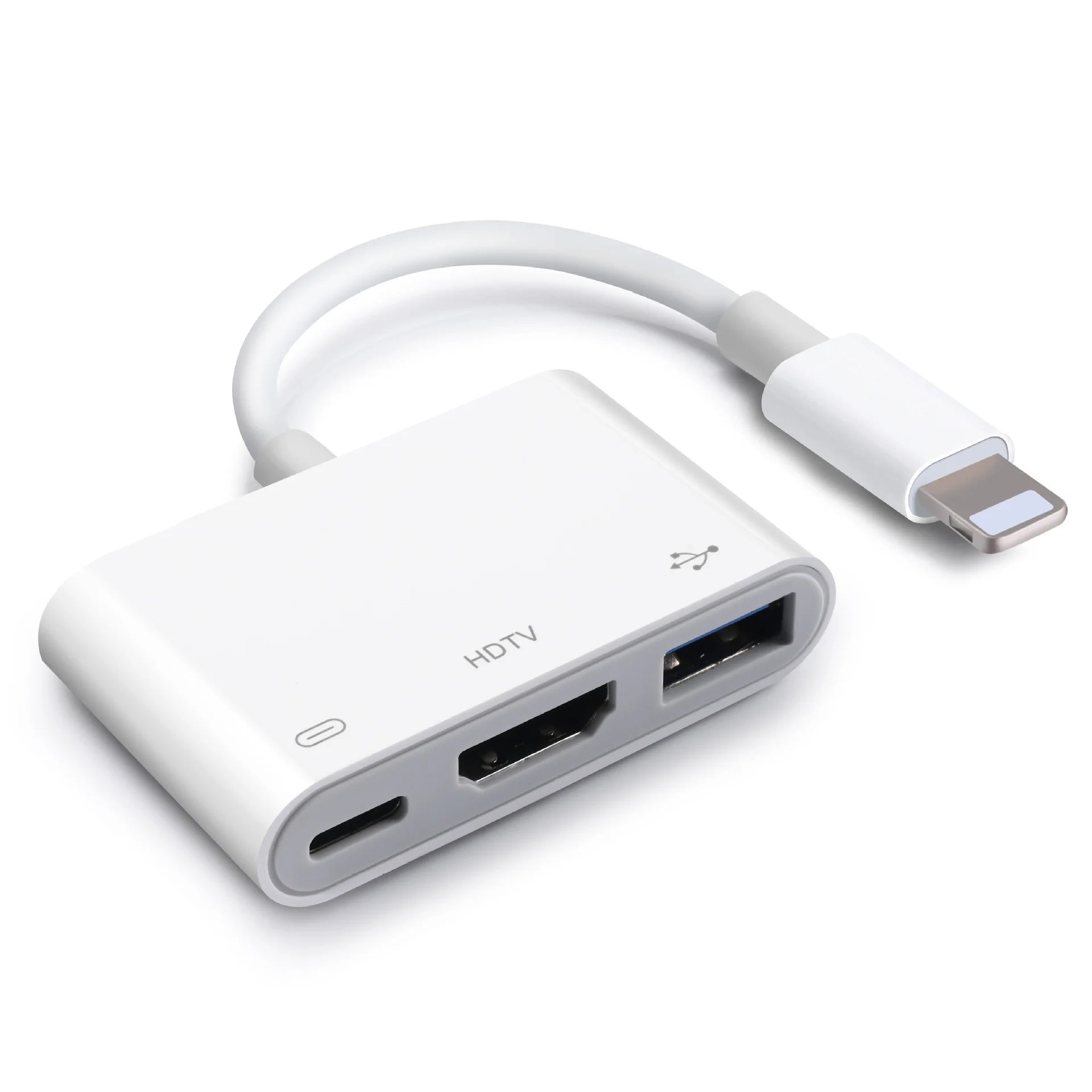 1080P Lightning to HDMI Adapter Cable for HD TV Screen Mirroring