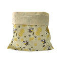 2PC Reusable Bee Print Food Storage Bags for Snacks & Bread