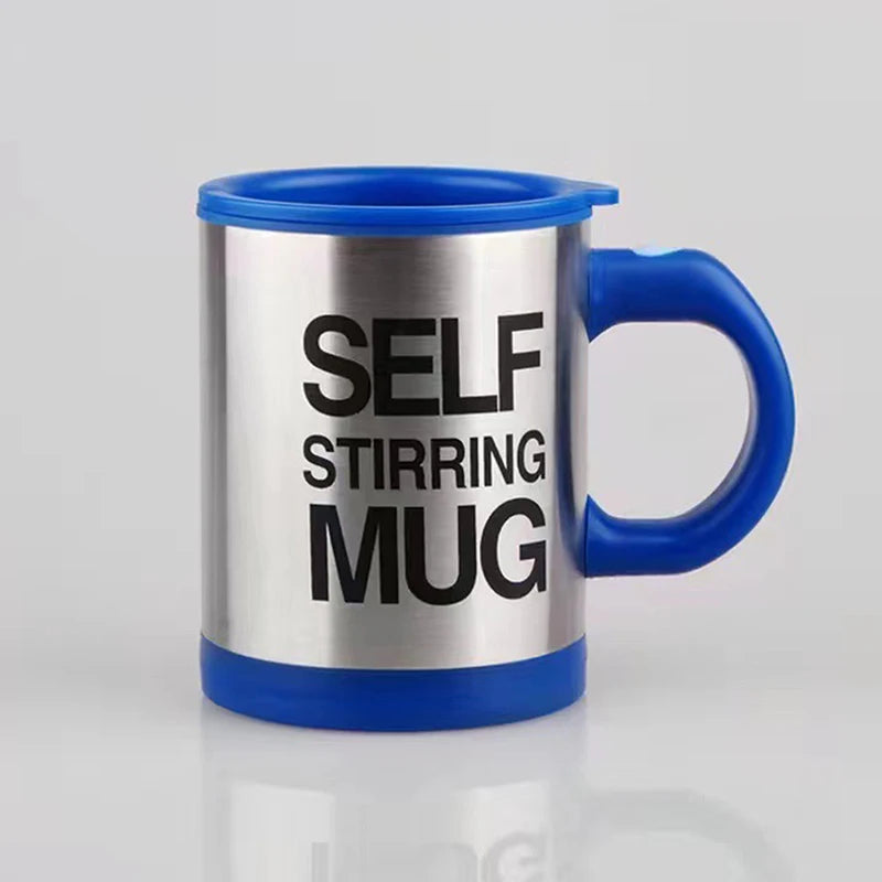 Stainless Steel Electric Self Stirring Mug 400ml Automatic Mixing Cup