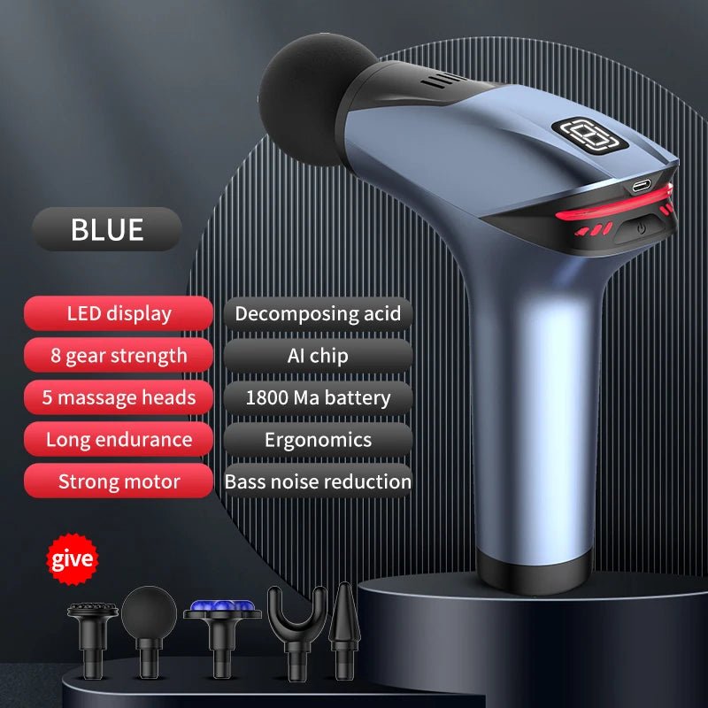 Portable Deep Tissue Massage Gun – Body, Neck, Back & Slimming Relief - Adistore