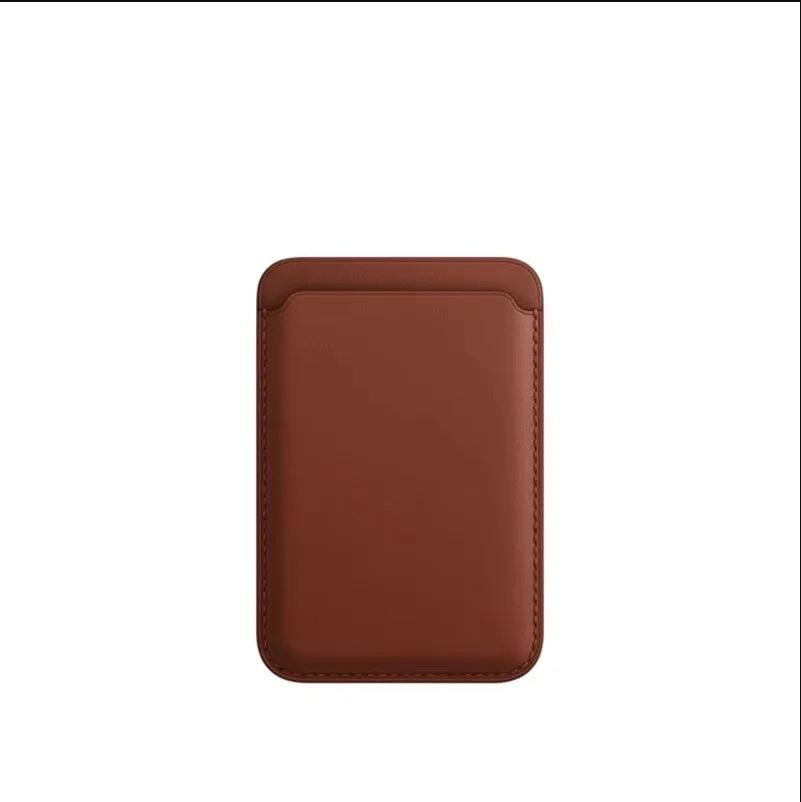 MagSafe Leather Card Wallet Magnetic Phone Holder
