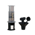 K'Zero Press coffee maker with scoop on a white background