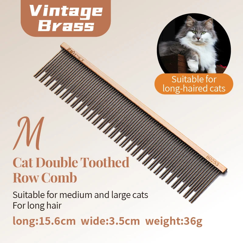 Fenice Professional Pet Grooming Comb Stainless Steel