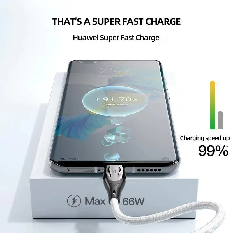 5A Fast Charging Magnet Data Cable Charger Magnetic Usb Metal Fast Charge 2 in 1 TYPE C Micro Usb Connector