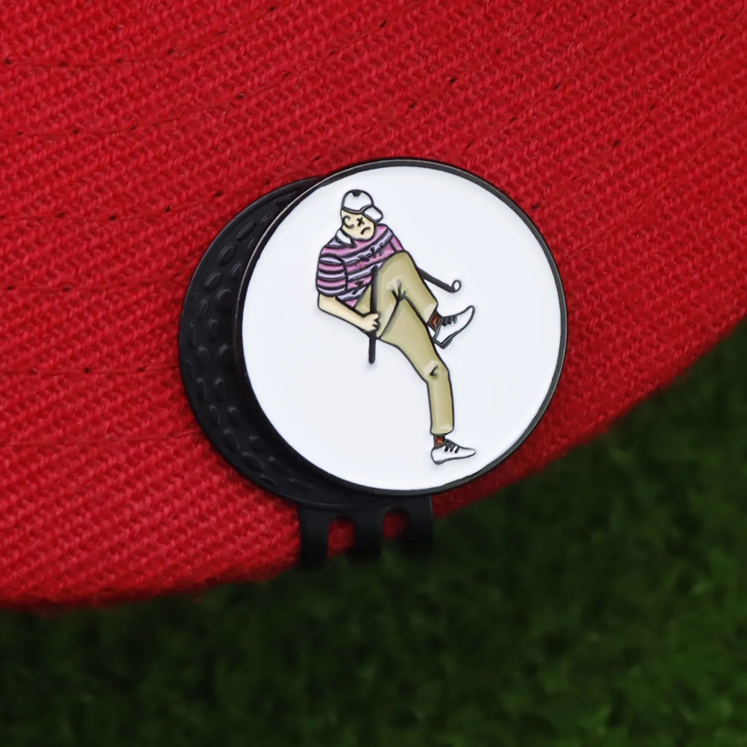 angry golfer cartoon character novelty golf gift