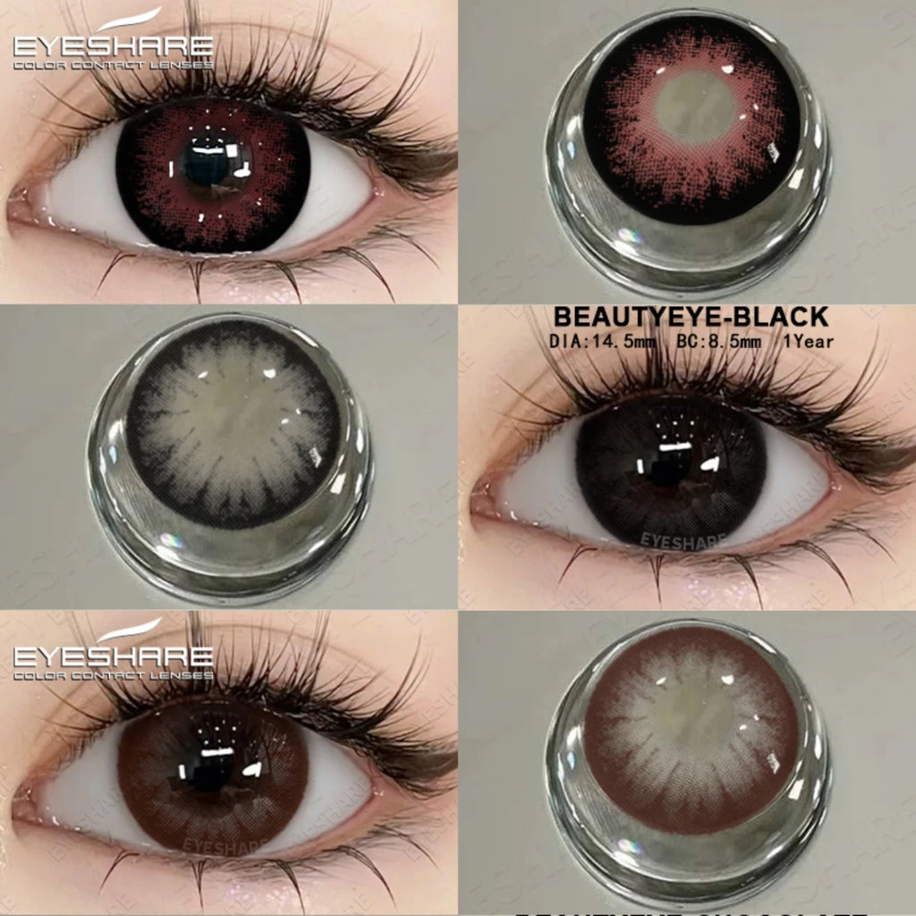 EYESHARE Big Eyes Colour Contact Lenses – Fashion Cosmetic Eye Lenses for Women