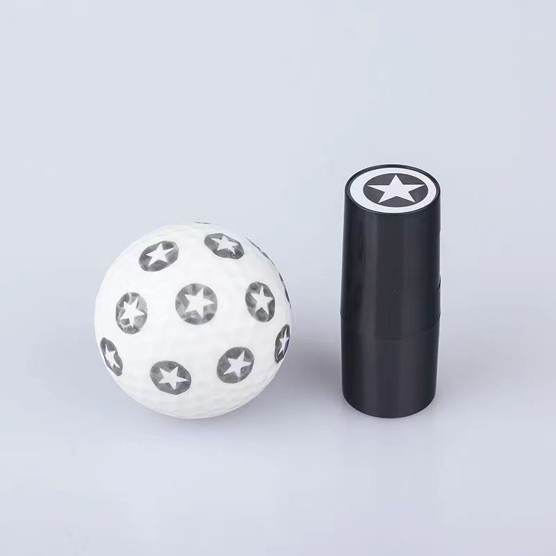 Golf ball stamp UK — single indelible ink personalisation stamp with golf ball design