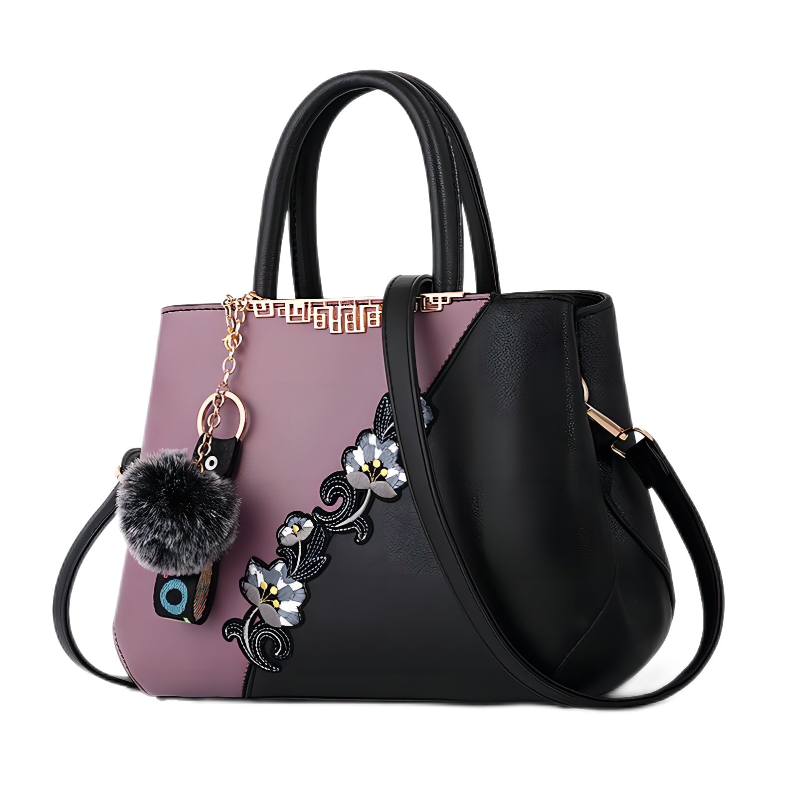Fashionable Women’s Flower Pattern Crossbody & Shoulder Bag