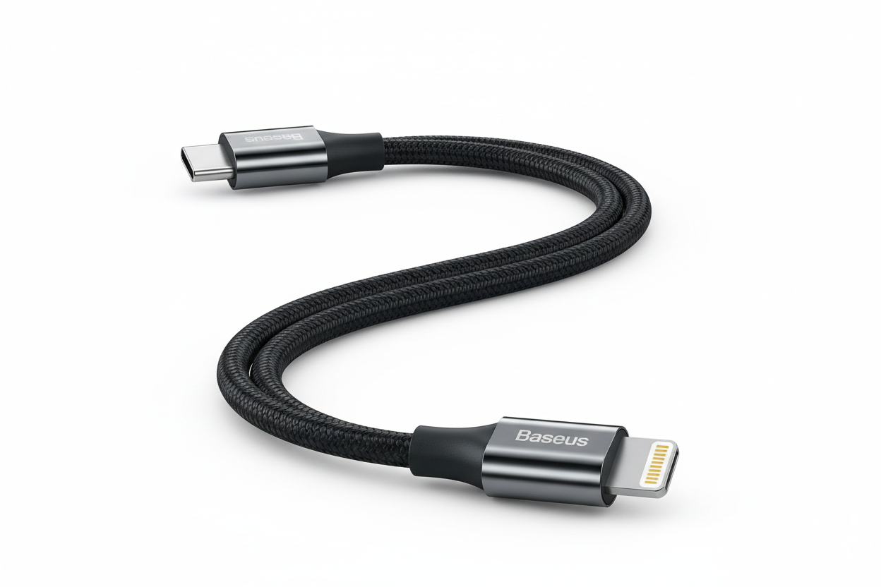Baseus 20W PD USB-C to Lightning Fast Charging Cable for iPhone & iPad