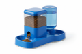 Blue Automatic Dog/Cat Feeder & Water Dispenser – Pet Food Container