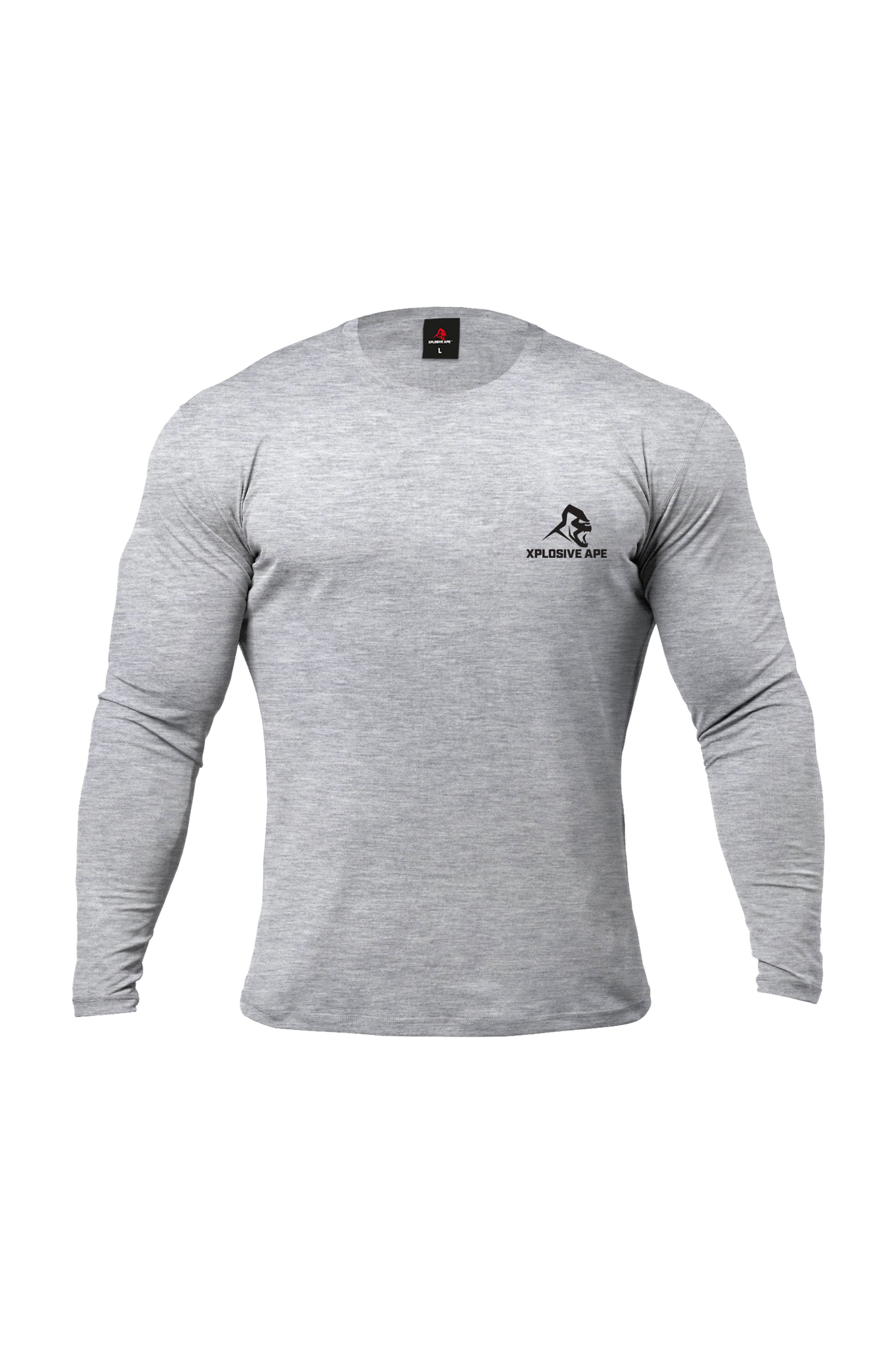 XAPE Claw Long Sleeve Tee - Sports Grey