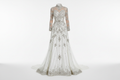 Customized Luxury Burgundy Arabian Evening Dress – Beaded Applique Dubai Long Prom & Banquet Gown - White