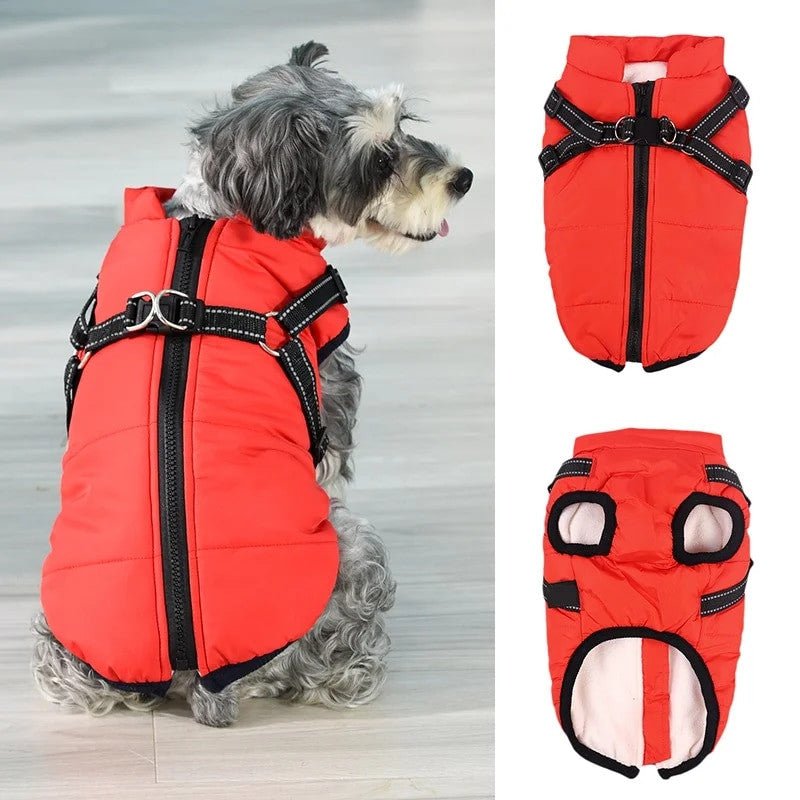 Dog Clothes Winter Jacket – Thick Waterproof Warm Coat for Dogs - Adistore
