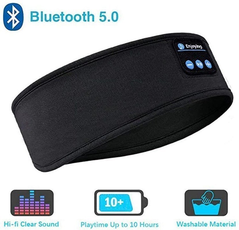 Thin Soft Elastic Bluetooth Headphones – Wireless Lightweight Earphones - Adistore