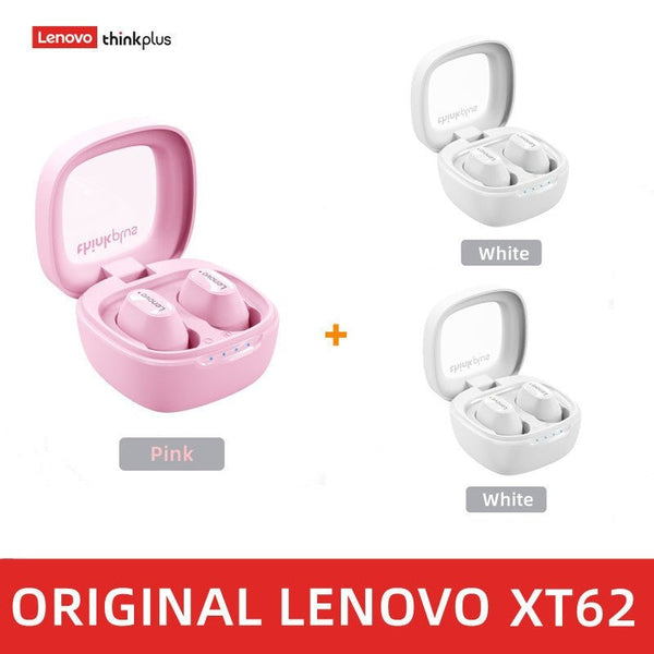 Lenovo XT62 Wireless Earbuds – Bluetooth 5.3 HiFi Sport Headset with Mic - Adistore