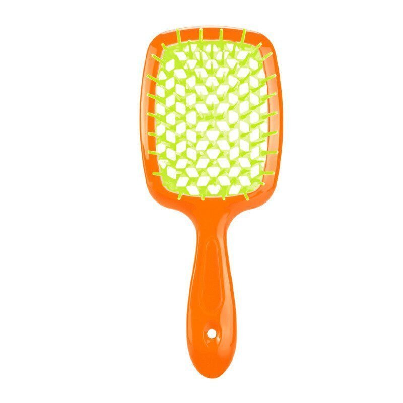 Detangling Hair Brush for Wet & Curly Hair – Massage Hollow Comb - Adistore
