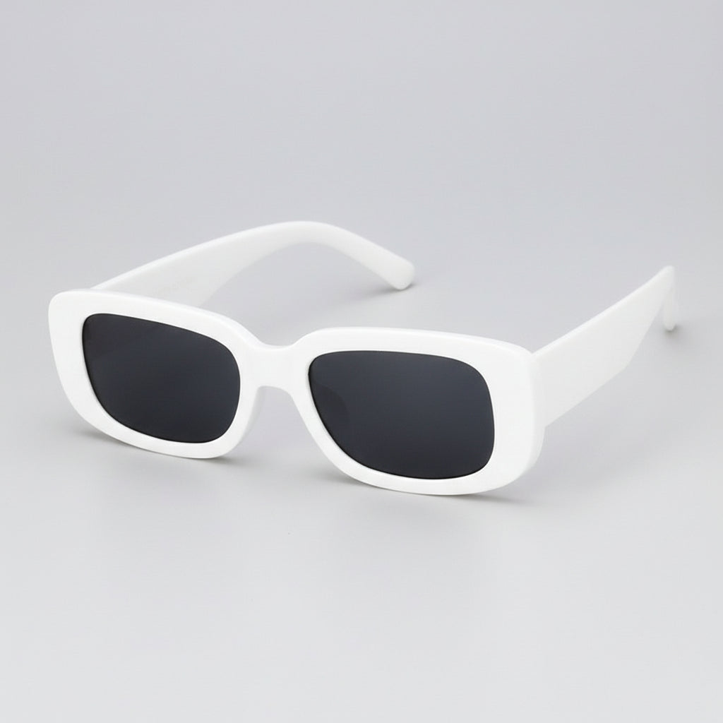 Small Rectangle Anti Glare Vintage Sunglasses for Women.