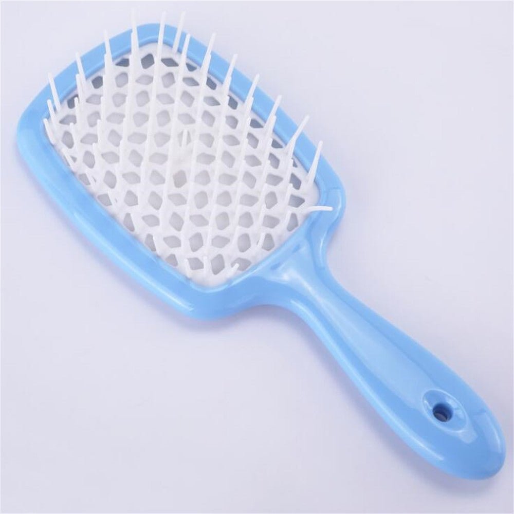 Detangling Hair Brush for Wet & Curly Hair – Massage Hollow Comb - Adistore