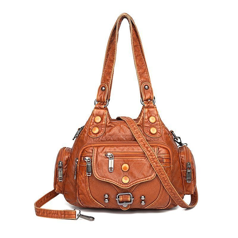 Designer Soft Leather Women’s Messenger Bag – Stylish Handbags - Adistore