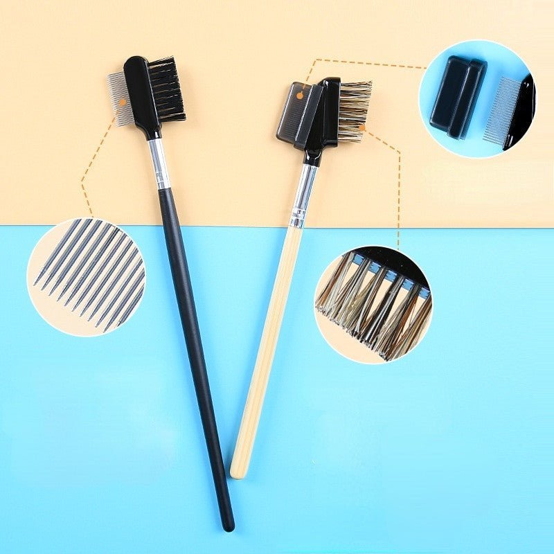 Pet Eye Comb Brush – Double-Sided Tear Stain Remover for Cats & Dogs - Adistore