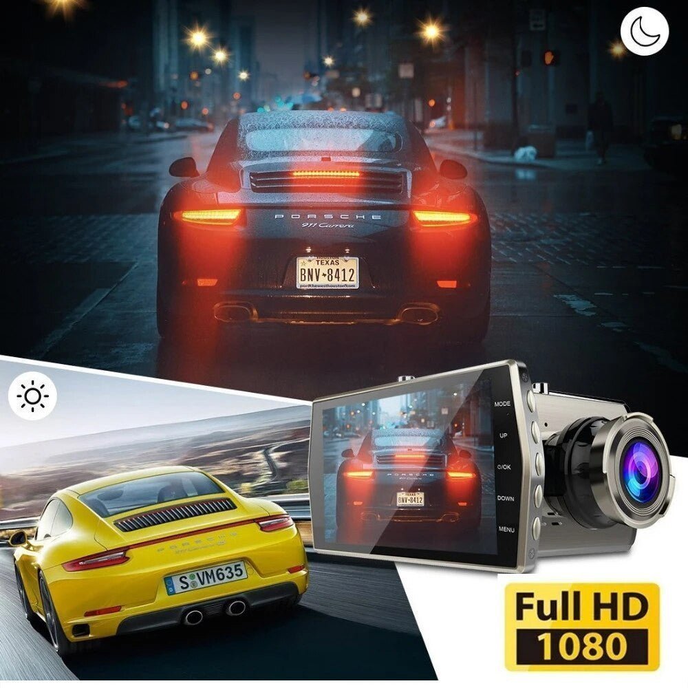 Car DVR 4.0 HD 1080P WiFi Dash Cam - Rear View Camera - Auto Parking Monitor