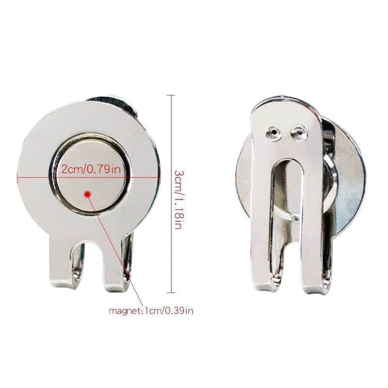 6 Pcs One Putt Golf Ball Markers with Magnetic Hat Clip | Golf Gifts - Adistore