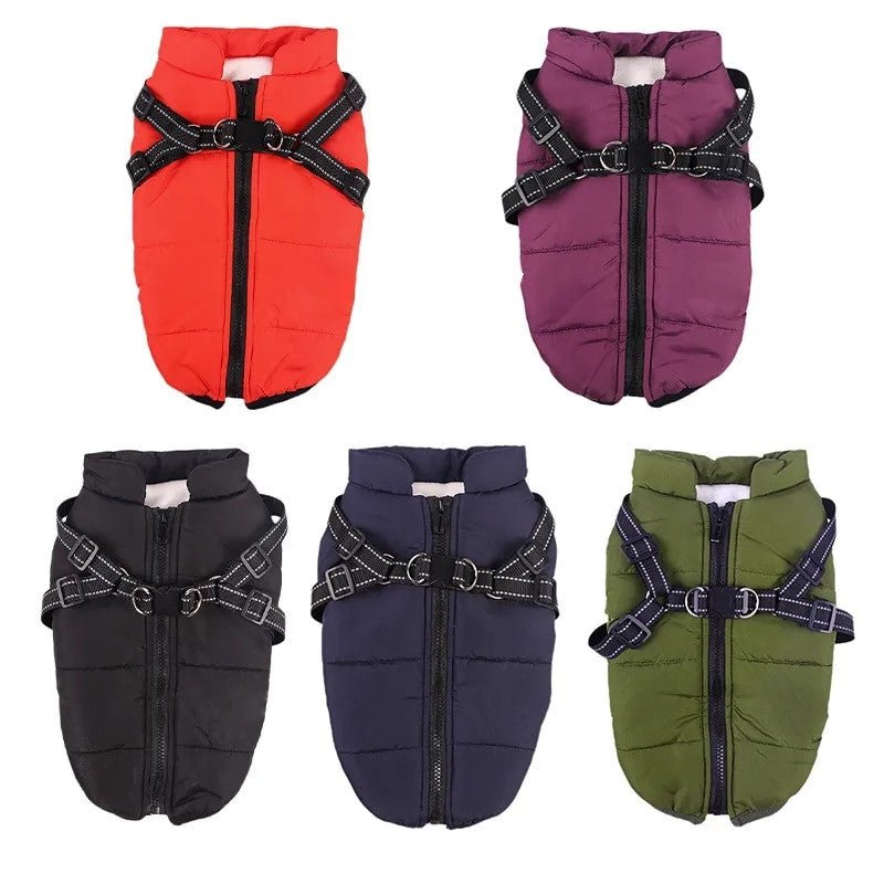 Dog Clothes Winter Jacket – Thick Waterproof Warm Coat for Dogs - Adistore