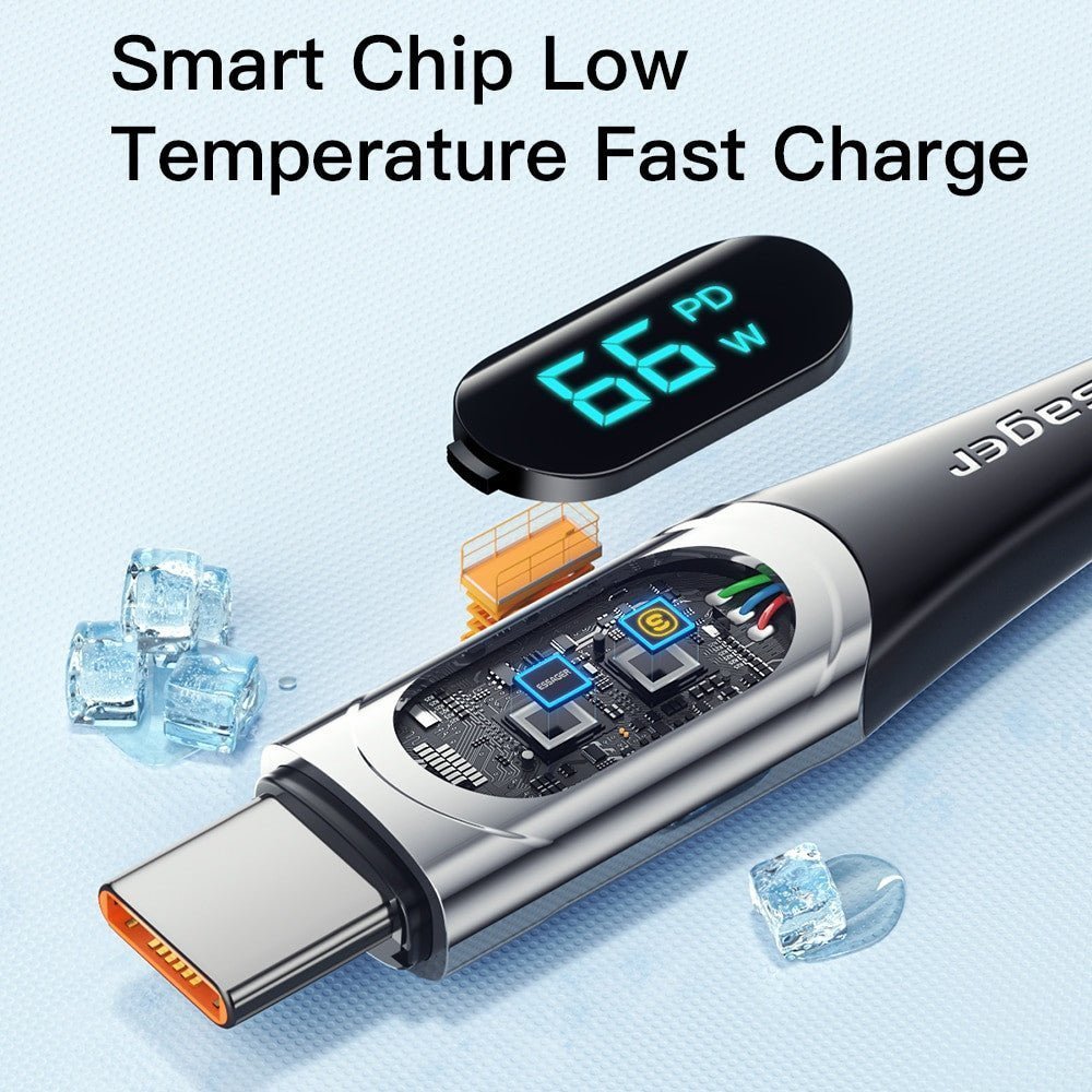 Essager PD 100W USB Type-C to Type-C Cable | 7A Fast Charging Wire for MacBook, Samsung, Xiaomi, and More
