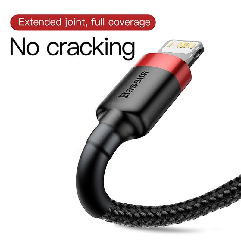Baseus USB Cable for iPhone 12/11 Pro Max – Fast Charging & Sync - Adistore