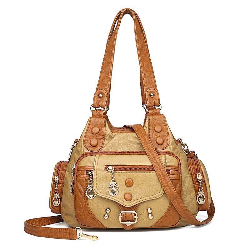 Designer Soft Leather Women’s Messenger Bag – Stylish Handbags - Adistore