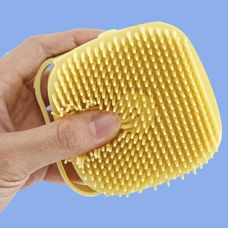 Pet Bathing Brush – Soft Silicone Shower & Massage Tool for Dogs & Cats - Adistore