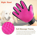 Pet Grooming Glove – Dog & Cat Brush with Finger Massage Cleaning - Adistore